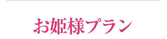 お姫様プラン